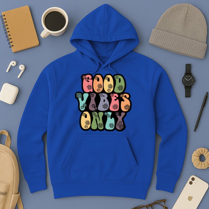 Good Vibes Only Retro 80's Hip Hoodie