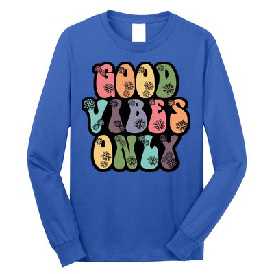 Good Vibes Only Retro 80's Hip Long Sleeve Shirt