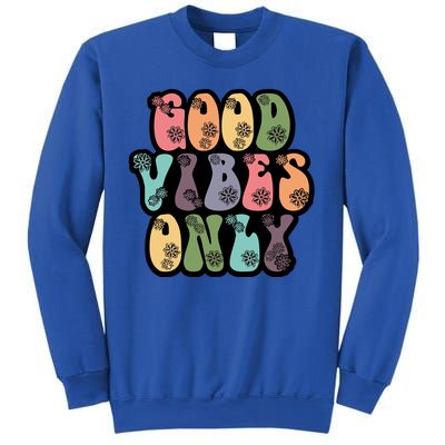 Good Vibes Only Retro 80's Hip Sweatshirt