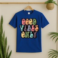 Good Vibes Only Retro 80's Hip T-Shirt