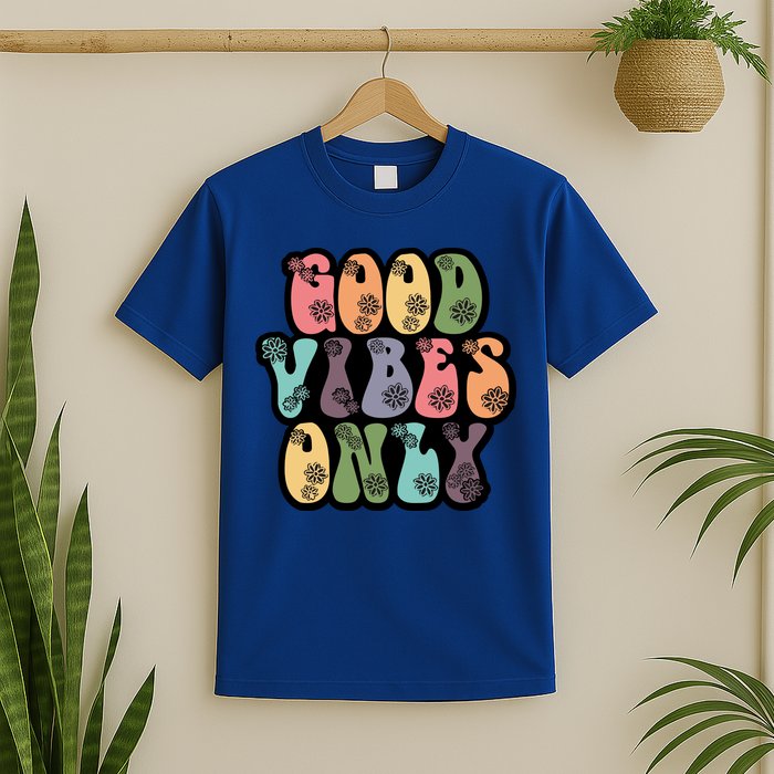 Good Vibes Only Retro 80's Hip T-Shirt