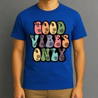 Good Vibes Only Retro 80's Hip T-Shirt
