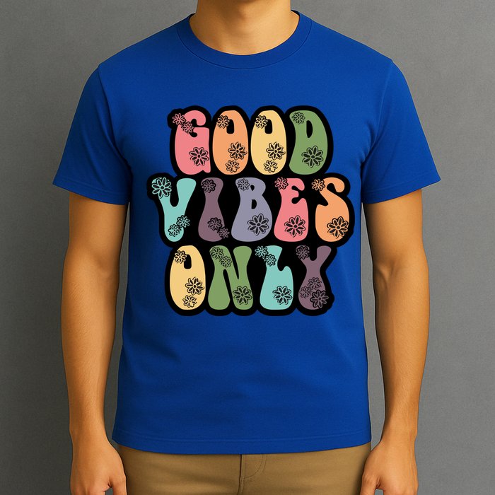 Good Vibes Only Retro 80's Hip T-Shirt