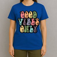 Good Vibes Only Retro 80's Hip T-Shirt