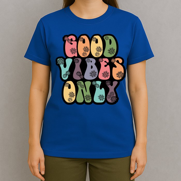 Good Vibes Only Retro 80's Hip T-Shirt