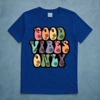 Good Vibes Only Retro 80's Hip T-Shirt
