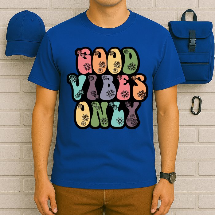 Good Vibes Only Retro 80's Hip T-Shirt