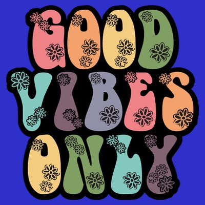 Good Vibes Only Retro 80's Hip T-Shirt