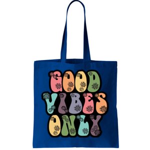 Good Vibes Only Retro 80's Hip Tote Bag