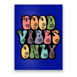 Good Vibes Only Retro 80's Hip Poster