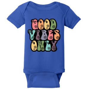 Good Vibes Only Retro 80's Hip Baby Bodysuit