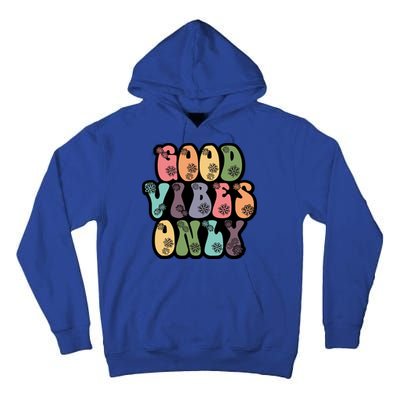 Good Vibes Only Retro 80's Hip Tall Hoodie