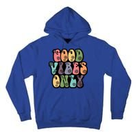 Good Vibes Only Retro 80's Hip Tall Hoodie