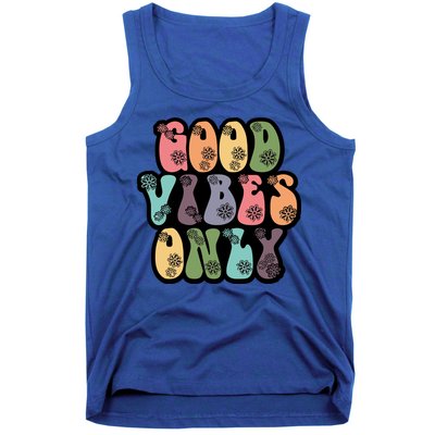 Good Vibes Only Retro 80's Hip Tank Top