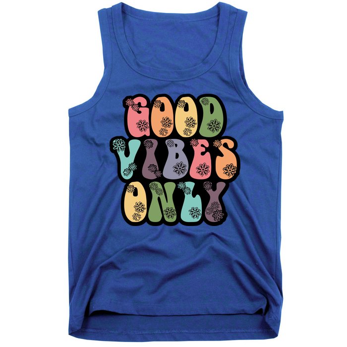 Good Vibes Only Retro 80's Hip Tank Top