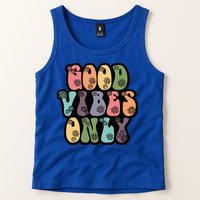 Good Vibes Only Retro 80's Hip Tank Top