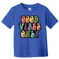 Good Vibes Only Retro 80's Hip Toddler T-Shirt