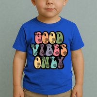 Good Vibes Only Retro 80's Hip Toddler T-Shirt