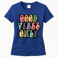 Good Vibes Only Retro 80's Hip Womens T-Shirt