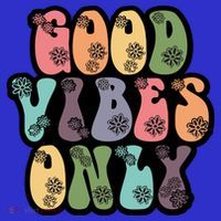 Good Vibes Only Retro 80's Hip Women's V-Neck T-Shirt