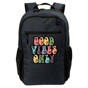 Good Vibes Only Retro 80's Hip Daily Commute Backpack