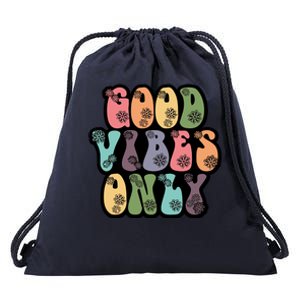 Good Vibes Only Retro 80's Hip Drawstring Bag