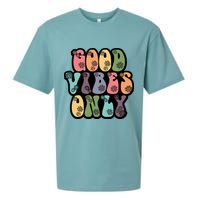 Good Vibes Only Retro 80's Hip Sueded Cloud Jersey T-Shirt