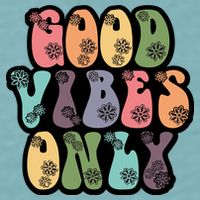 Good Vibes Only Retro 80's Hip Sueded Cloud Jersey T-Shirt