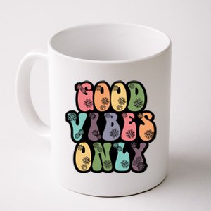 Good Vibes Only Retro 80's Hip Coffee Mug