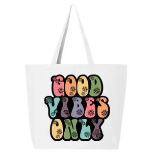 Good Vibes Only Retro 80's Hip 25L Jumbo Tote