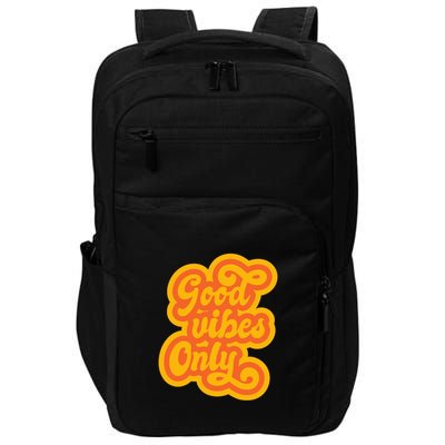 Good Vibes Only Vintage Impact Tech Backpack