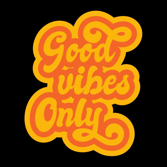 Good Vibes Only Vintage Bag