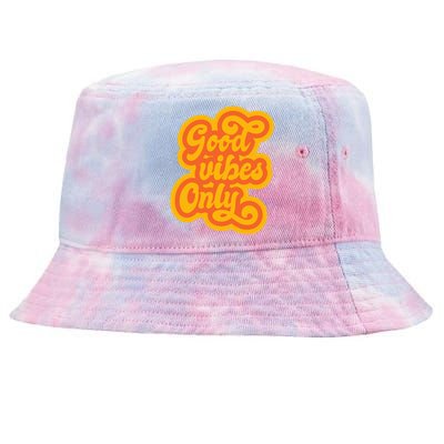 Good Vibes Only Vintage Tie-Dyed Bucket Hat