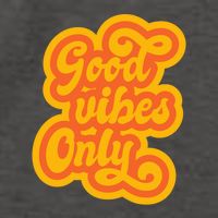 Good Vibes Only Vintage Vector Backpack