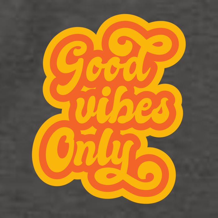 Good Vibes Only Vintage Vector Backpack