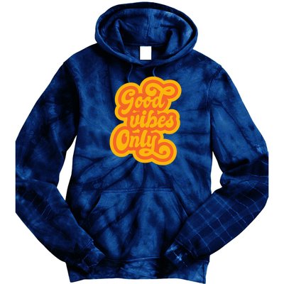 Good Vibes Only Vintage Tie Dye Hoodie