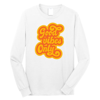 Good Vibes Only Vintage Long Sleeve Shirt