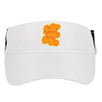 Good Vibes Only Vintage Adult Drive Performance Visor