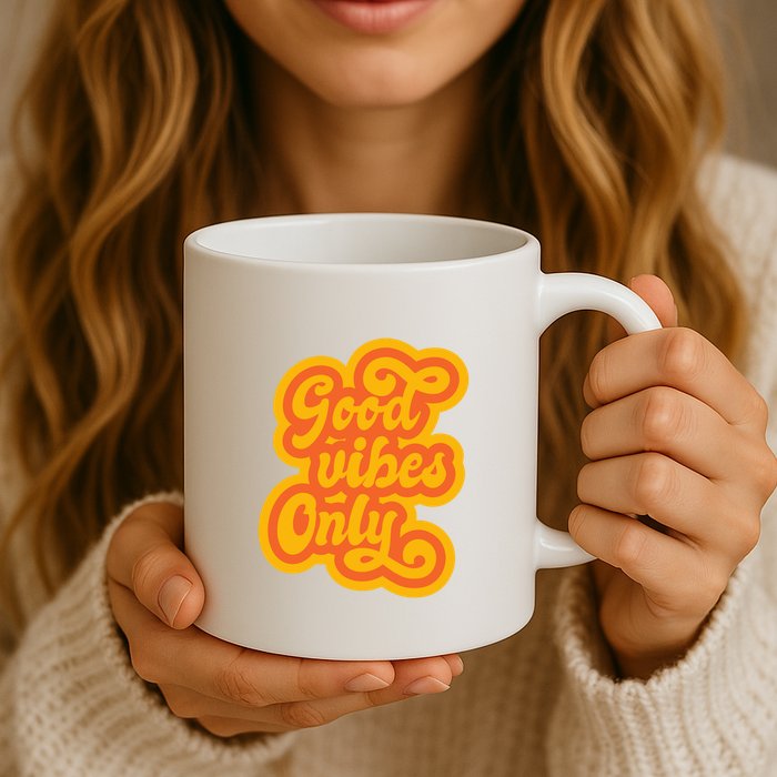 Good Vibes Only Vintage Mug