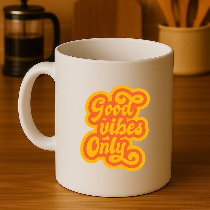 Good Vibes Only Vintage Mug