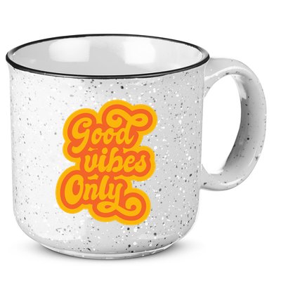 Good Vibes Only Vintage 15oz Campfire Ceramic Mug