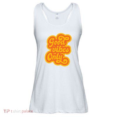 Good Vibes Only Vintage Ladies Essential Flowy Tank