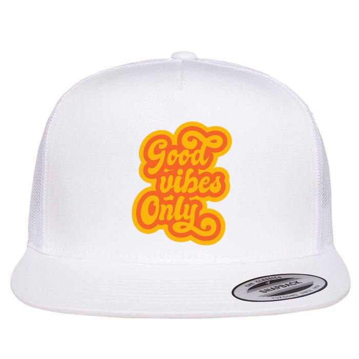 Good Vibes Only Vintage Flatbill Hat