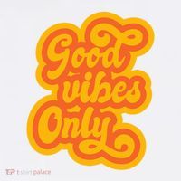 Good Vibes Only Vintage Poster