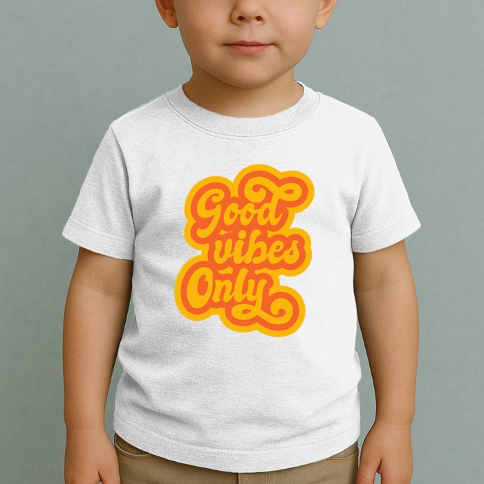 Good Vibes Only Vintage Toddler T-Shirt