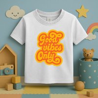 Good Vibes Only Vintage Toddler T-Shirt