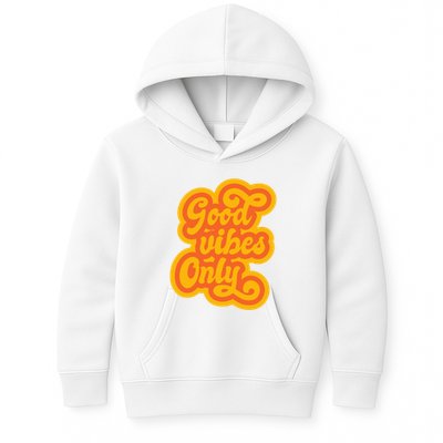 Good Vibes Only Vintage Kids Hoodie