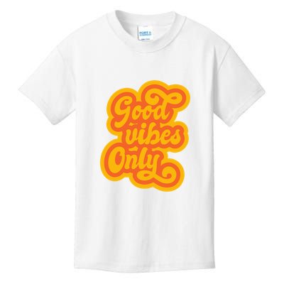 Good Vibes Only Vintage Kids T-Shirt
