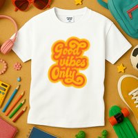 Good Vibes Only Vintage Kids T-Shirt