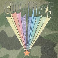 Good Vibes Retro Rainbow Legacy Tie Dye Trucker Hat